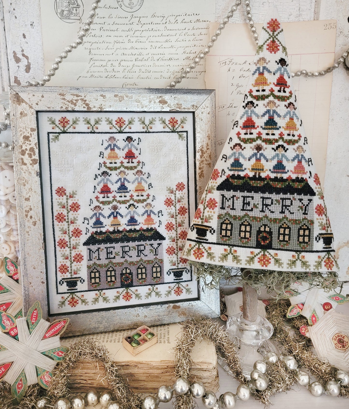 Ninth Day of Christmas Sampler and Tree PDF