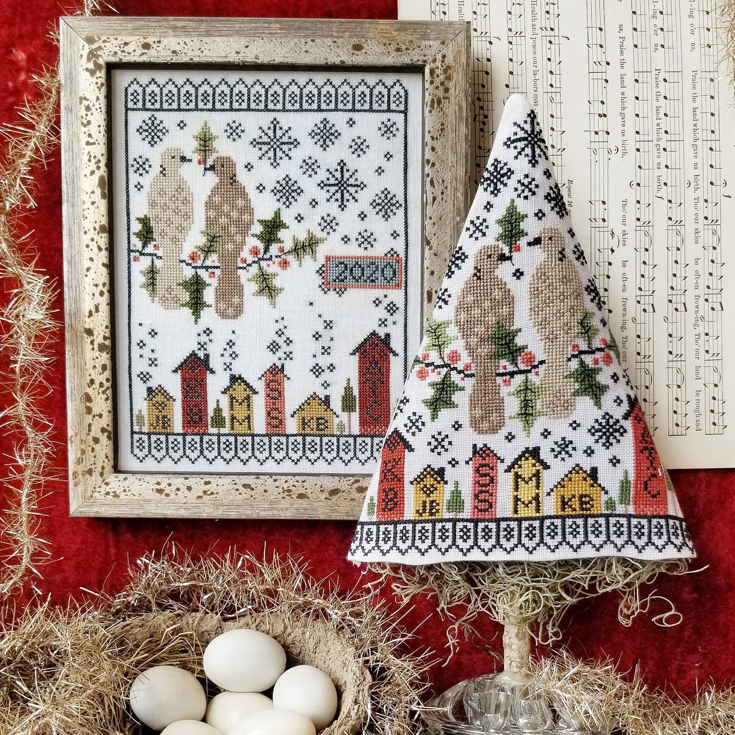 Second Day of Christmas Sampler and Tree PDF