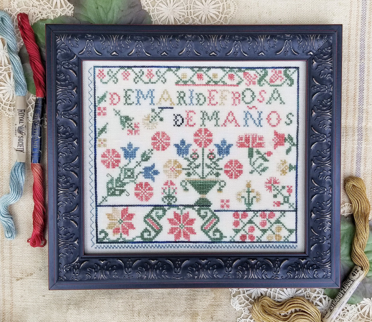 Spanish Rose Sampler PDF – Hello from Liz Mathews